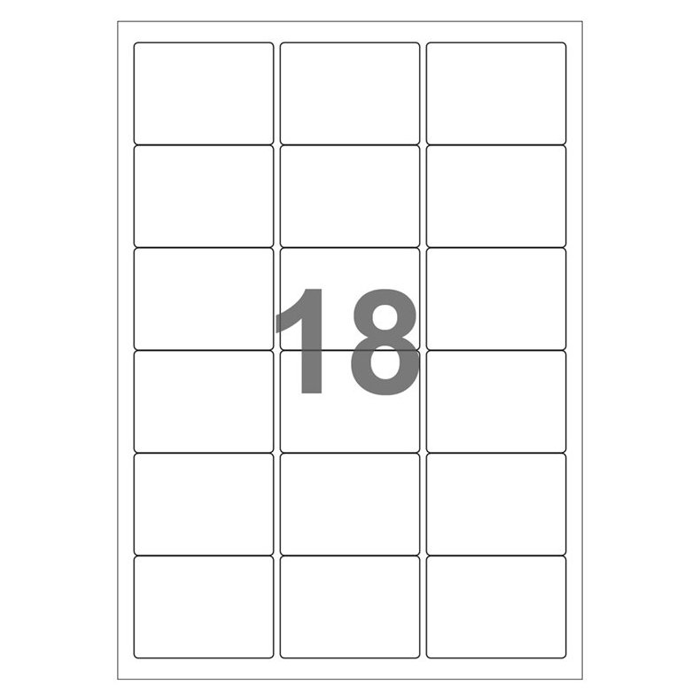 Reptile Scan - Expo labels 18pc - Box of 100 Sheet - Avery L7161