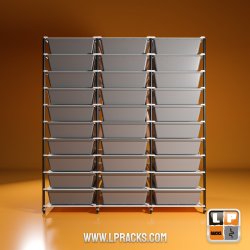 LP3-LP100-C10-3ROW-GREY