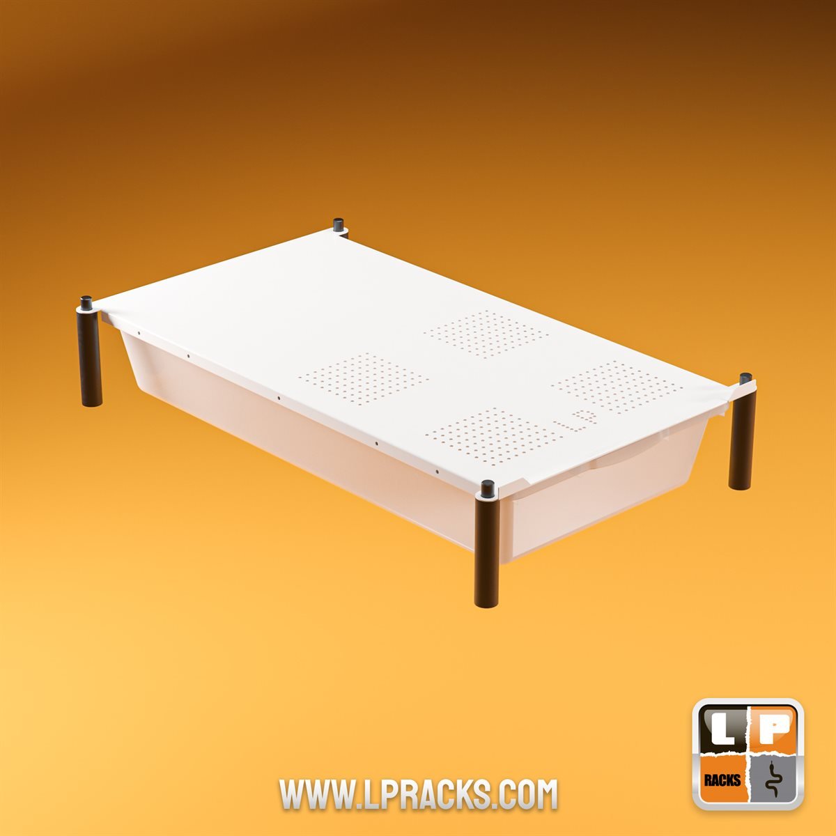 LP3-LP100-ADD-1ROW-LAYER - LP3 REPTILE RACKS - LP Racks ApS