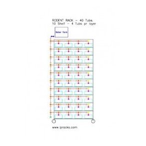 Water System - 10 Layers with 4 Tubs - 40Tubs