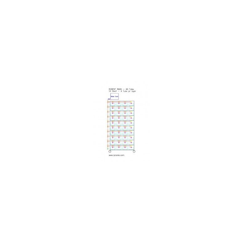 Water System - 10 Layers with 4 Tubs - 40Tubs
