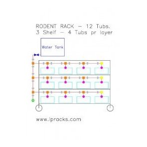 Water System - 3 Layers with 4 Tubs - 12Tubs