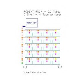 Water System - 5 Layers with 4 Tubs - 20Tubs