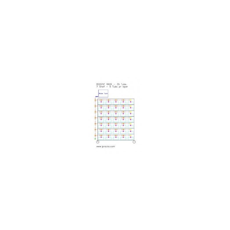 Water System - 7 Layers with 5 Tubs - 35Tubs